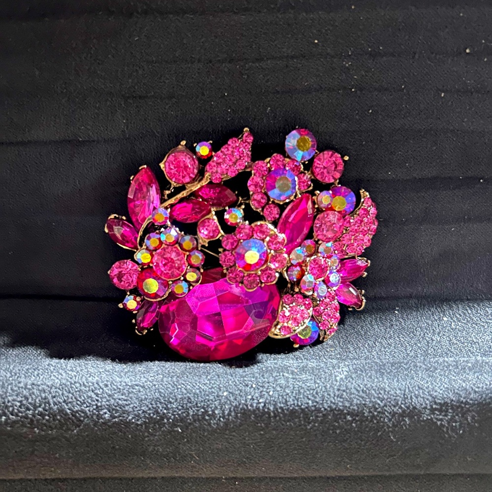 Beautiful Fuchsia Brooch